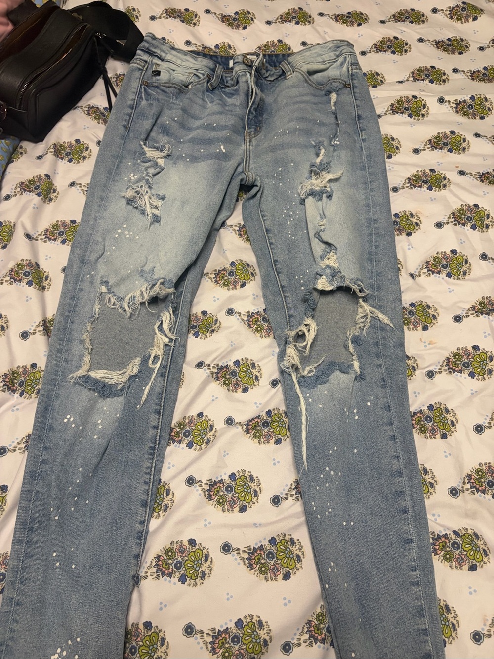 KanCan Light Blue Distressed Skinny Jeans
